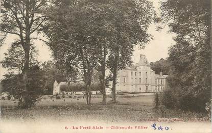 CPA FRANCE 91 "La Ferté Alais, Le Château de Villier"