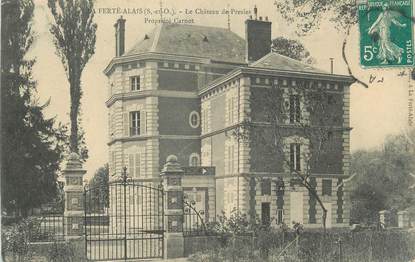 CPA FRANCE 91 "La Ferté Alais, Le Château de Presles"