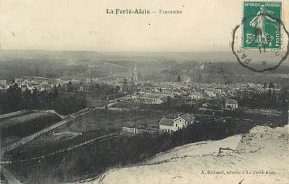 CPA FRANCE 91 "La Ferté Alais, Panorama"