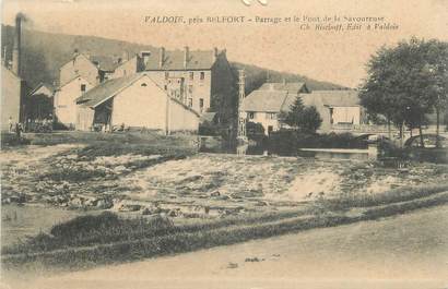 CPA FRANCE 90 " Valdoie, Barrage et le pont de la Savoureuse"