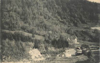 CPA FRANCE 90 " Au pied du Ballon d'Alsace, Restaurant Tourtet Kolb"