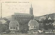 90 Territoire De Belfort CPA FRANCE 90 " Rougemont le Château, L'église, la nouvelle rue"