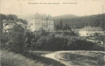 CPA FRANCE 90 " Frontière Franco Allemande, St Nicolas"