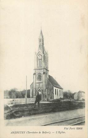 CPA FRANCE 90 "Anjoutey, L'église"