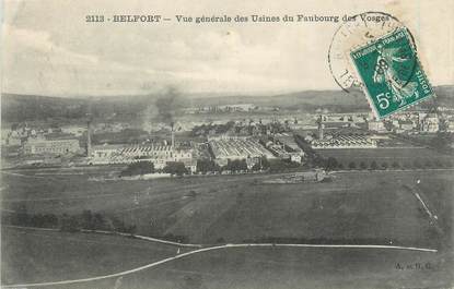 CPA FRANCE 90 " Belfort, Vue générae des usines du Faubourg des Vosges"