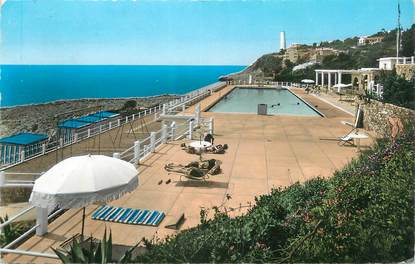 CPSM FRANCE 06 " St Jean Cap Ferrat, La piscine du grand hôtel et le phare"