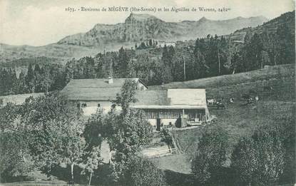 CPA FRANCE 74 " Megève, Les Aiguilles de Warens"