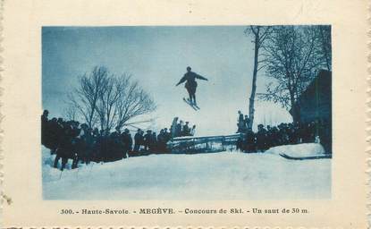 CPA FRANCE 74 " Megève, Concours de ski"
