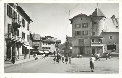 CPSM FRANCE 74 " Megève, Place de la Mairie"