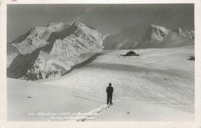 CPSM FRANCE 74 " Megève, Le Mont Blanc, le col et le chalet d'Arbois"