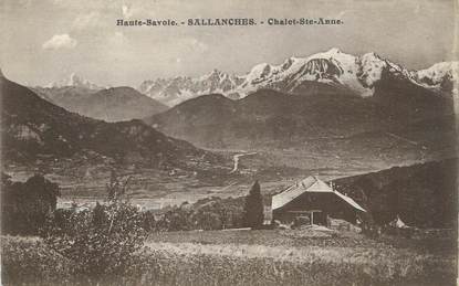 CPA FRANCE 74 " Sallanches, Le Chalet Ste Anne"