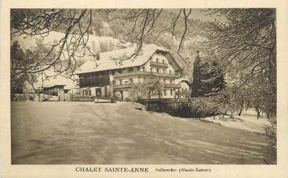 CPA FRANCE 74 " Sallanches, Le Chalet Ste Anne"