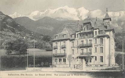 CPA FRANCE 74 " Sallanches, Le Grand Hôtel"