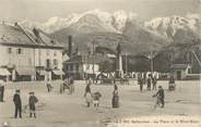 74 Haute Savoie CPA FRANCE 74 " Sallanches, La place et le Mont Blanc"