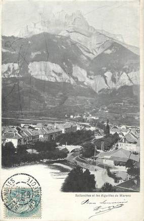 CPA FRANCE 74 "Sallanches, Les Aiguille de Warens"