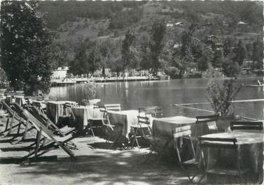 CPSM FRANCE 74 "Sallanches, Les lacs de la Cavettaz, la terrasse de Mont Blanc Plage"