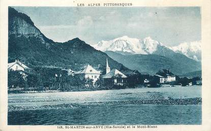 CPA FRANCE 74 "Saint Martin sur Arve, Le Mont Blanc"