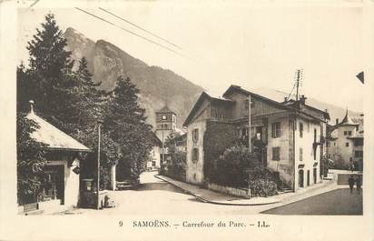 CPA FRANCE 74 " Samoëns, Carrefour du parc"