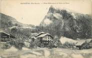 74 Haute Savoie CPA FRANCE 74 " Samoëns, Hôtel Bellevue et le Criou en hiver"