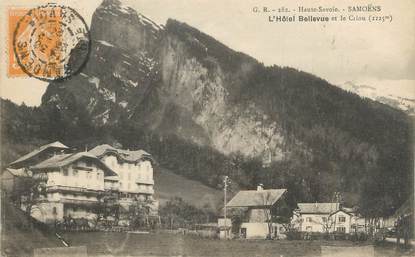 CPA FRANCE 74 " Samoëns, L'Hôtel Bellevue"