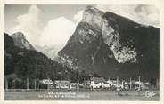 74 Haute Savoie CPSM FRANCE 74 " Samoëns, La gare et le Criou"