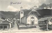74 Haute Savoie CPA FRANCE 74 " Les Contamines sur St Gervais, L'église et le Dôme du Miage"