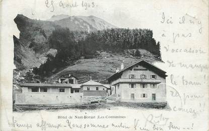 CPA FRANCE 74 " Les Contamines, Hôtel du Nant Borant"