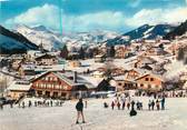 74 Haute Savoie CPSM FRANCE 74 " Les Contamines Montjoie, Vue du centre de la station depuis les pistes des Loyers"