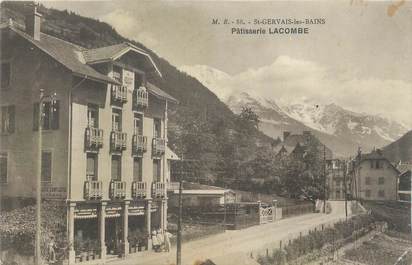 CPA FRANCE 74 " St Gervais les Bains, La Patisserie Lacombe"