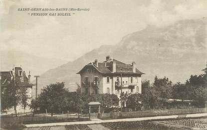 CPA FRANCE 74 " St Gervais les Bains, Pension Gai Soleil"