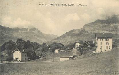 CPA FRANCE 74 " St Gervais les Bains, La Vignette"