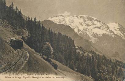 CPA FRANCE 74 " St Gervais les Bains, Le Dôme de Miage, Aiguille Bérangère et Chaîne de Vorassay"