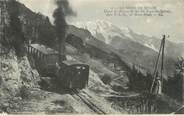 74 Haute Savoie CPA FRANCE 74 " St Gervais les Bains, Le Dôme de Miage, Ligne de chemin de fer " / TRAIN