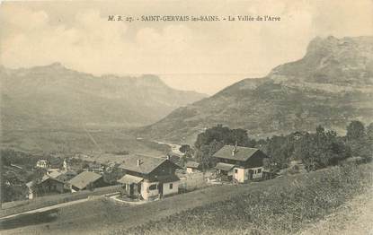 CPA FRANCE 74 " St Gervais les Bains, La vallée de l'Arve"