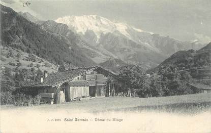 CPA FRANCE 74 " St Gervais les Bains, Le Dôme du Miage"