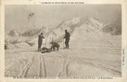 74 Haute Savoie CPA FRANCE 74 " St Gervais les Bains, L'Ascension du Mont Joly, le Mont Blanc" / SKI