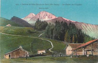 CPA FRANCE 74 "Environs de St Gervais les Bains, Chalets Chappieux"