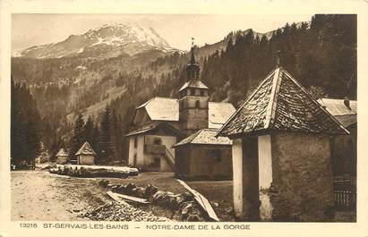 CPA FRANCE 74 "St Gervais les Bains, Notre Dame de la Gorge"