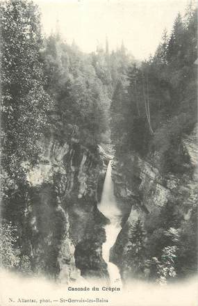 CPA FRANCE 74 "St Gervais les Bains, La cascade du Crépin"