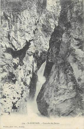 CPA FRANCE 74 "St Gervais les Bains, La Cascade des Bains"