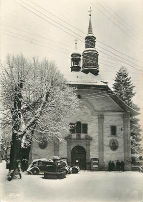 CPSM FRANCE 74 "St Gervais les Bains, L'église"