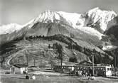 74 Haute Savoie CPSM FRANCE 74 "St Gervais les Bains, Le Col du Voza" / TRAIN