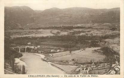 CPA FRANCE 74 " Challonges, Un coin de la Vallée du Rhône"