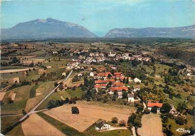 CPSM FRANCE 74 " Challonges, Vue aérienne"