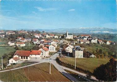 CPSM FRANCE 74 " Challonges, Vue générale aérienne du village"