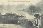 74 Haute Savoie CPA FRANCE 74 " Duingt, Le Massif des Bauges"