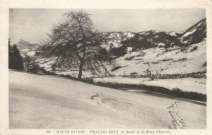 CPA FRANCE 74 " Praz sur Arly, Le Mont Charvin"