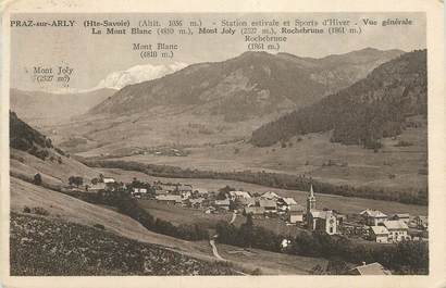 CPA FRANCE 74 " Praz sur Arly, Vue générale"