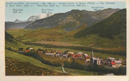 CPA FRANCE 74 " Praz sur Arly, Vue générale"