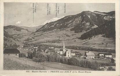 CPA FRANCE 74 " Praz sur Arly, Le Mont Blanc"